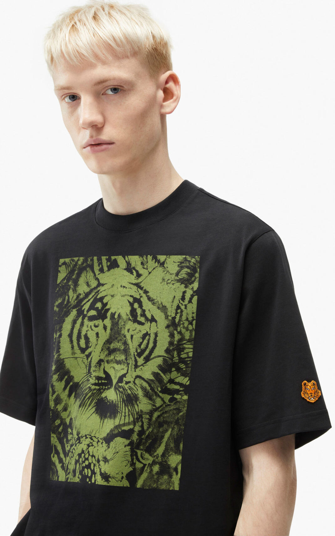 Kenzo Wildtigers T-shirts Herre - Sort DK-507222